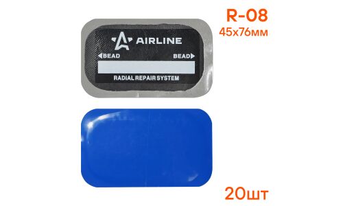 Пластырь кордовый, радиальный R-08 (45*76 мм) AIRLINE, арт. ATRK63