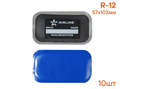 Пластырь кордовый, радиальный R-12 (57*102 мм) AIRLINE, арт. ATRK66