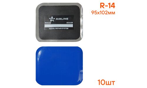 Пластырь кордовый, радиальный R-14 (95*102 мм) AIRLINE, арт. ATRK68