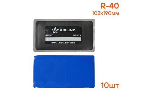 Пластырь кордовый, радиальный R-40 (102*190 мм) AIRLINE, арт. ATRK76