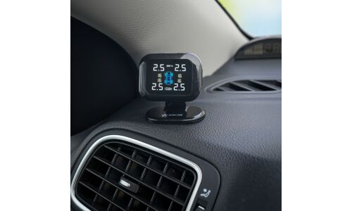 Система контроля давления в шинах TPMS, 4 внеш. датчика, дисплей мини AIRLINE, арт. AEBJ001