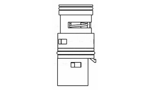 Термостат охлаждения масла КПП Luzar, для BMW 3 (E46) / X3 (E83) / X5 (E53), арт. LT 2646