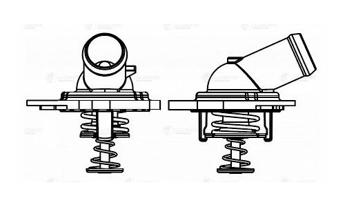 Термостат Luzar, для Honda CR-V II, +78°С, с корпусом, арт. LT 2302