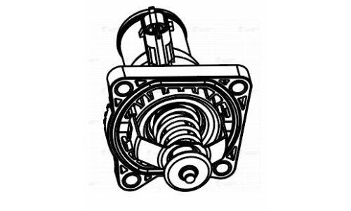 Термостат для а/м Opel Astra J (10-)/Aveo T300 (11-) 1.6i/1.8i (с корп., низкотемп. 95°С) Luzar, арт. LT 0507