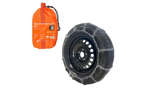 Цепи противоскольжения, лесенка, толщ.зв. 4мм (колеса R13 175/70 - R15 185/60), к-т 2 шт. AIRLINE, арт. ADCW001