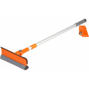 Губка для мытья Airline, поролон, с телескопической ручкой 75-125см, ширина рабочей поверхности 20см, с водосгоном, арт. ABGN007