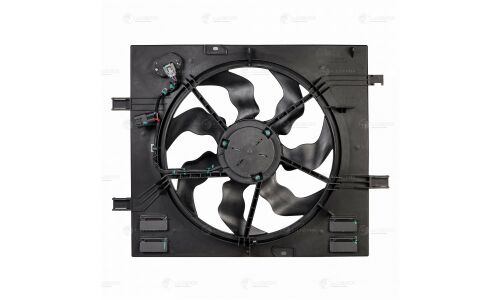 Вентилятор охлаждения радиатора Luzar, с кожухом и резистором, для двигателей 1.8T / 2.0i / 2.4i, для Geely Atlas, арт. LFK 3013