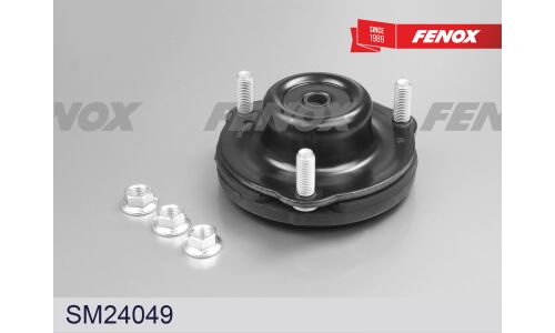 Опора амортизатора Fenox (гайка 3 шт), передняя, правая/левая, арт. SM24049