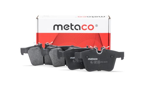 Колодки тормозные дисковые Metaco, комплект на ось (4 шт), арт. 3010-220