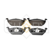 Колодки тормозные дисковые Sufix, передние, комплект на ось (4 шт), арт. SX-1024