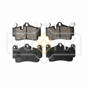 Колодки тормозные дисковые Sufix, задние, комплект на ось (4 шт), арт. SX-1041