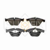 Колодки тормозные дисковые Sufix, передние, комплект на ось (4 шт), арт. SX-1058