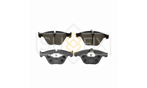 Колодки тормозные дисковые Sufix, передние, комплект на ось (4 шт), арт. SX-1058