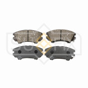 Колодки тормозные дисковые Sufix, передние, комплект на ось (4 шт), арт. SX-1089