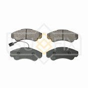Колодки тормозные дисковые Sufix, передние, комплект на ось (4 шт), арт. SX-1103