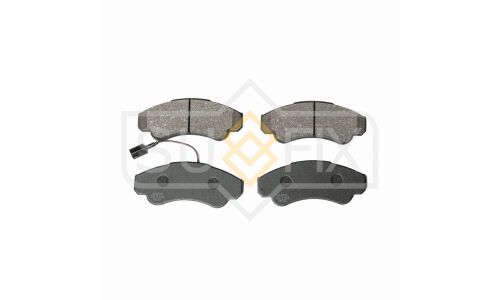 Колодки тормозные дисковые Sufix, передние, комплект на ось (4 шт), арт. SX-1103