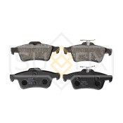 Колодки тормозные дисковые Sufix, задние, комплект на ось (4 шт), арт. SX-1125