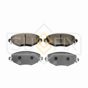 Колодки тормозные дисковые Sufix, передние, комплект на ось (4 шт), арт. SX-1130