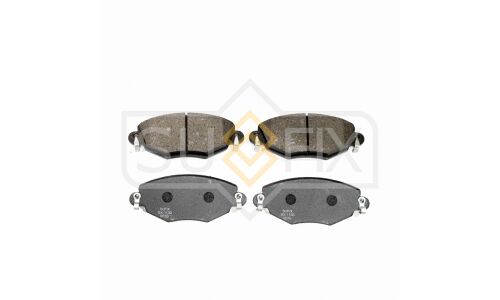 Колодки тормозные дисковые Sufix, передние, комплект на ось (4 шт), арт. SX-1130