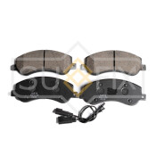 Колодки тормозные дисковые Sufix, передние, комплект на ось (4 шт), арт. SX-1139