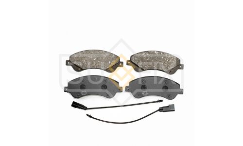 Колодки тормозные дисковые Sufix, передние, комплект на ось (4 шт), арт. SX-1142