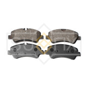 Колодки тормозные дисковые Sufix, задние, комплект на ось (4 шт), арт. SX-1143