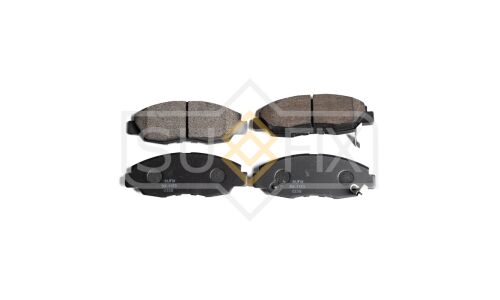 Колодки тормозные дисковые Sufix, передние, комплект на ось (4 шт), арт. SX-1153