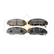 Колодки тормозные дисковые Sufix, передние, комплект на ось (4 шт), арт. SX-1165