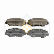 Колодки тормозные дисковые Sufix, передние, комплект на ось (4 шт), арт. SX-1172