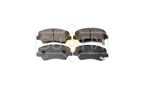 Колодки тормозные дисковые Sufix, передние, комплект на ось (4 шт), арт. SX-1188