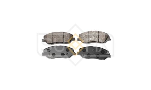 Колодки тормозные дисковые Sufix, передние, комплект на ось (4 шт), арт. SX-1207