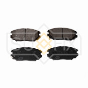 Колодки тормозные дисковые Sufix, передние, комплект на ось (4 шт), арт. SX-1214