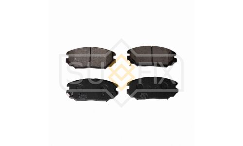 Колодки тормозные дисковые Sufix, передние, комплект на ось (4 шт), арт. SX-1214