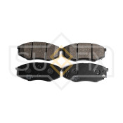 Колодки тормозные дисковые Sufix, передние, комплект на ось (4 шт), арт. SX-1215