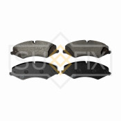 Колодки тормозные дисковые Sufix, передние, комплект на ось (4 шт), арт. SX-1254