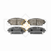 Колодки тормозные дисковые Sufix, передние, комплект на ось (4 шт), арт. SX-1281