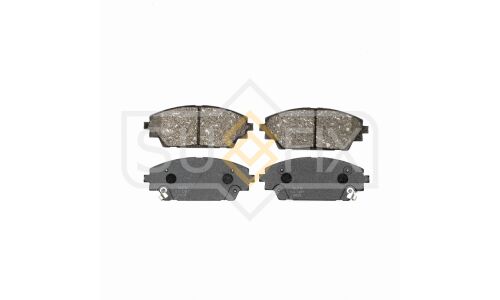 Колодки тормозные дисковые Sufix, передние, комплект на ось (4 шт), арт. SX-1281
