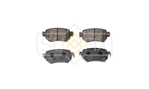 Колодки тормозные дисковые Sufix, задние, комплект на ось (4 шт), арт. SX-1287