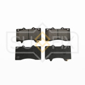Колодки тормозные дисковые Sufix, передние, комплект на ось (4 шт), арт. SX-1377