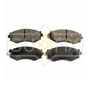 Колодки тормозные дисковые Sufix, передние, комплект на ось (4 шт), арт. SX-1378