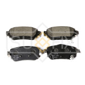 Колодки тормозные дисковые Sufix, задние, комплект на ось (4 шт), арт. SX-1383