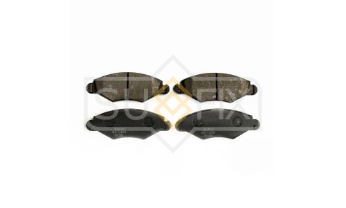 Колодки тормозные дисковые Sufix, передние, комплект на ось (4 шт), арт. SX-1399