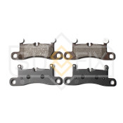 Колодки тормозные дисковые Sufix, задние, комплект на ось (4 шт), арт. SX-1405