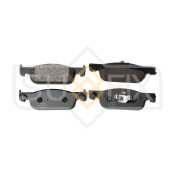 Колодки тормозные дисковые Sufix, передние, комплект на ось (4 шт), арт. SX-1407