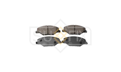 Колодки тормозные дисковые Sufix, передние, комплект на ось (4 шт), арт. SX-1413