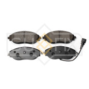 Колодки тормозные дисковые Sufix, передние, комплект на ось (4 шт), арт. SX-1415