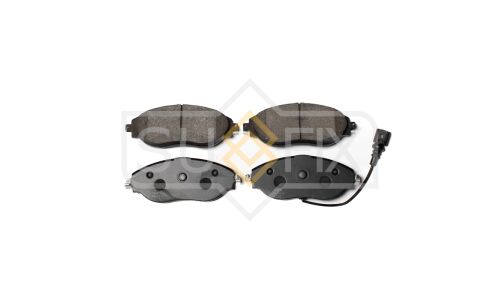 Колодки тормозные дисковые Sufix, передние, комплект на ось (4 шт), арт. SX-1415