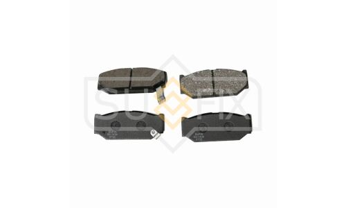 Колодки тормозные дисковые Sufix, передние, комплект на ось (4 шт), арт. SX-1434