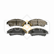 Колодки тормозные дисковые Sufix, передние, комплект на ось (4 шт), арт. SX-1436