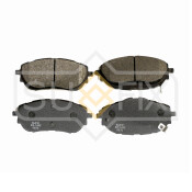 Колодки тормозные дисковые Sufix, передние, комплект на ось (4 шт), арт. SX-1442